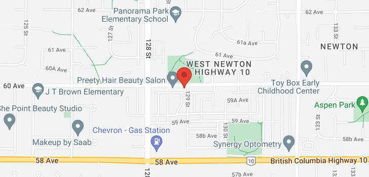 map of 12898 60 AVENUE